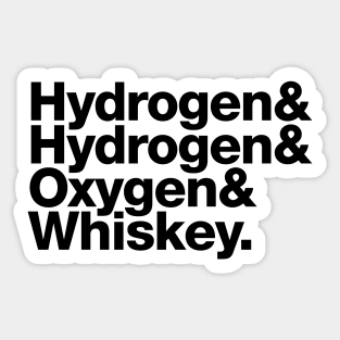 Whiskey Chemistry Sticker